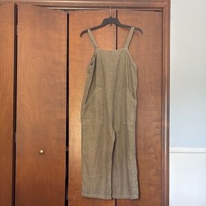 Green Overalls with Pockets